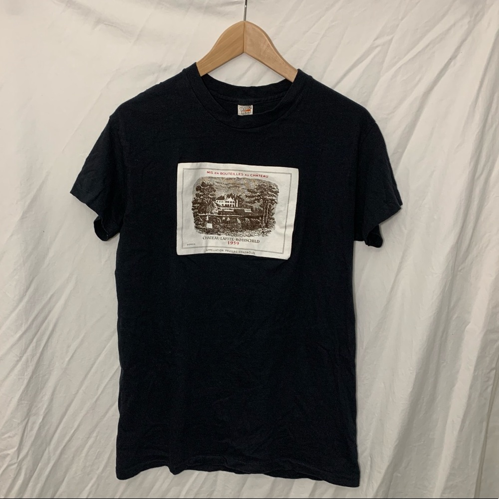 Chateau Tee Thrifted Black T-shirt